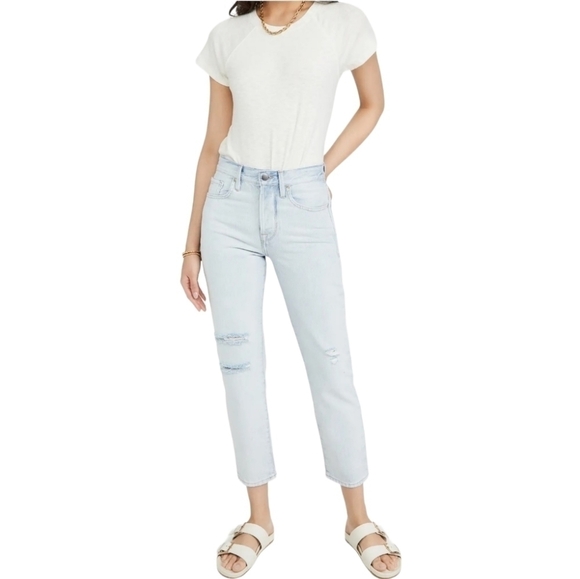 Frame Denim Denim - FRAME Le Original Ripped High Waist Crop Jeans, Size 32, NWT